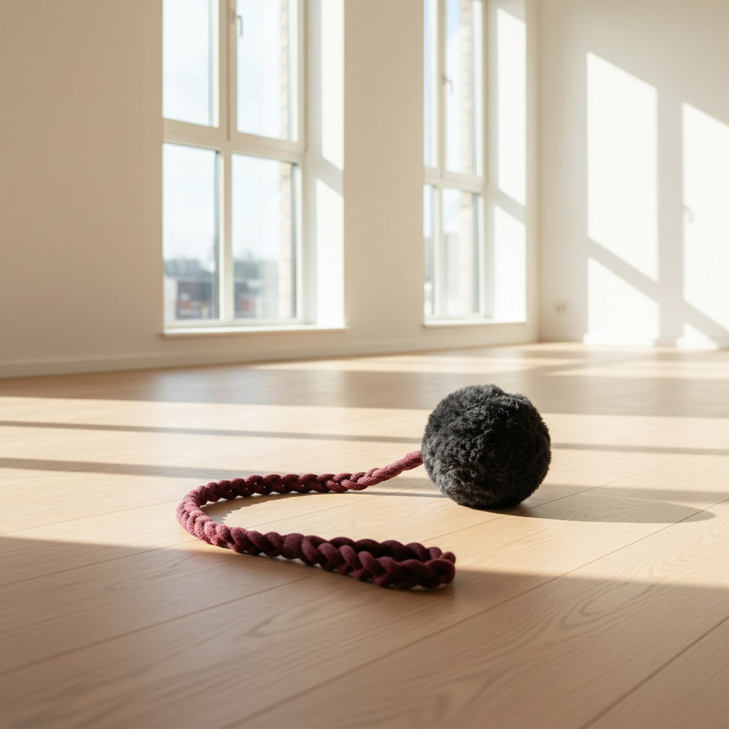 Pom — Wool Toy · Charcoal