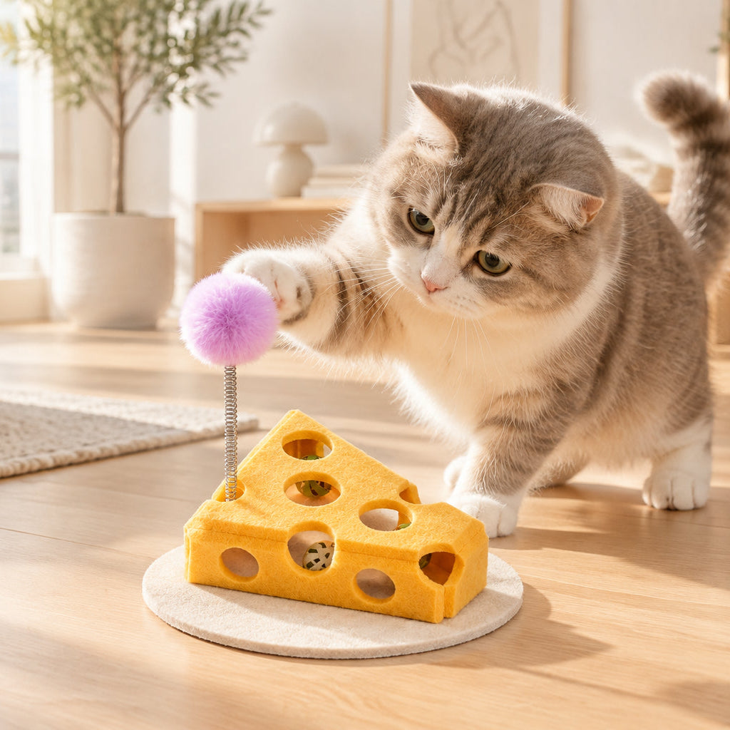 Puzzle — Gioco Interattivo in Feltro per Gatti