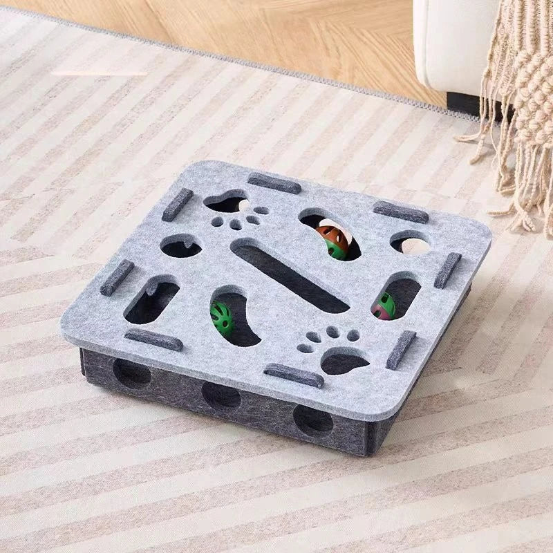 Puzzle — Gioco Interattivo in Feltro per Gatti