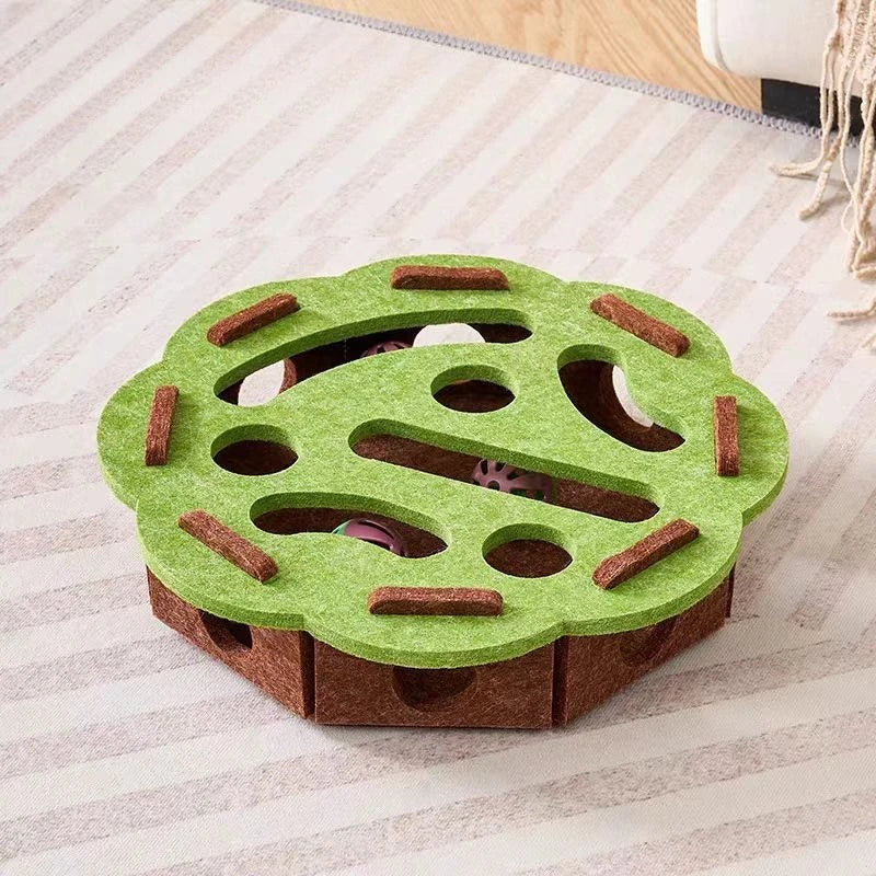 Puzzle — Gioco Interattivo in Feltro per Gatti
