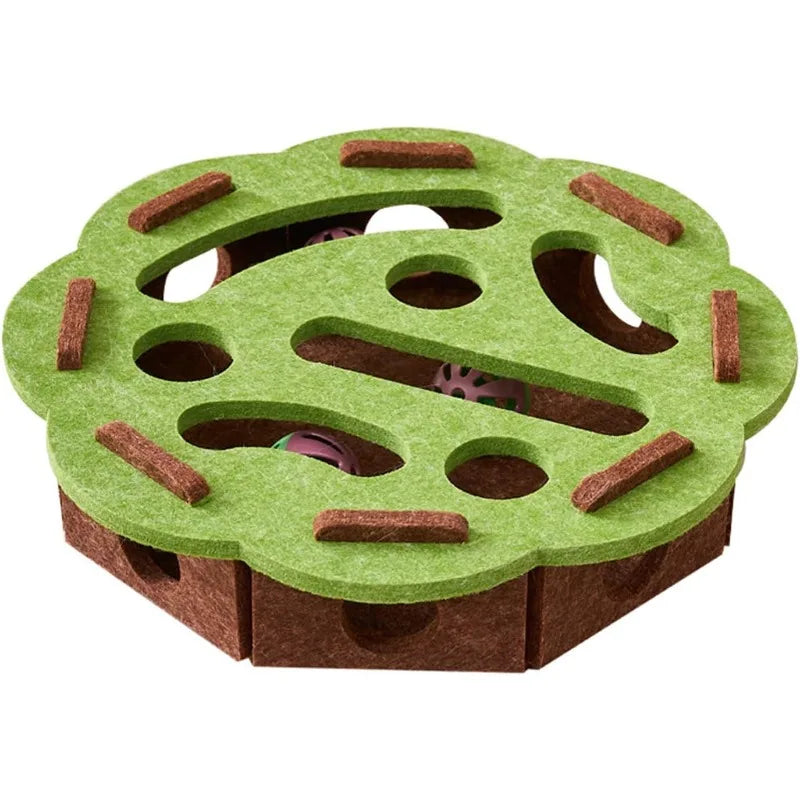 Puzzle — Gioco Interattivo in Feltro per Gatti